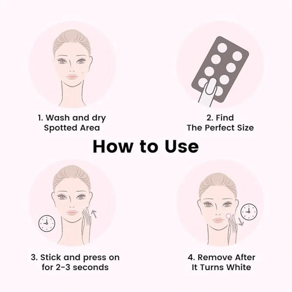 New Hydrocolloid Acne Pimples Patches Invisible Blemish Absorbing Spot Cover